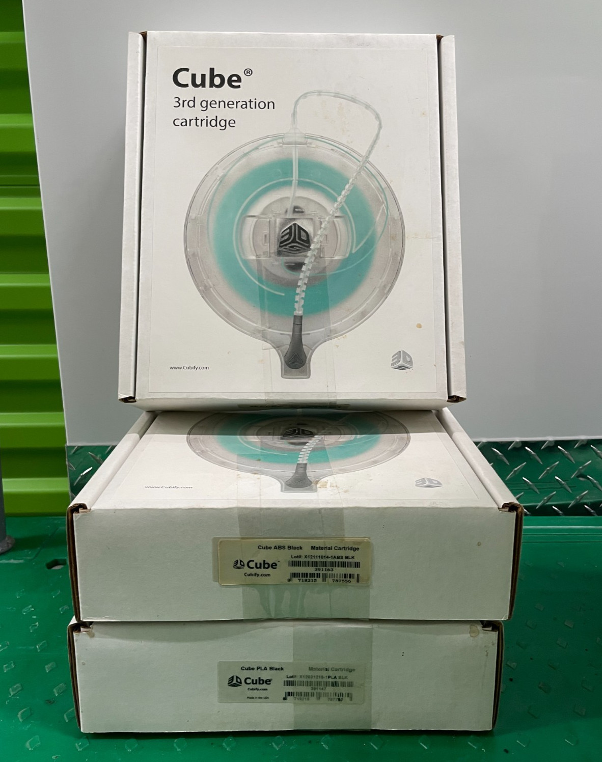 [NIB] Filament Cartridge PLA Black 391147 for  Cube 3 (Cube 3rd gen) 3D Printer