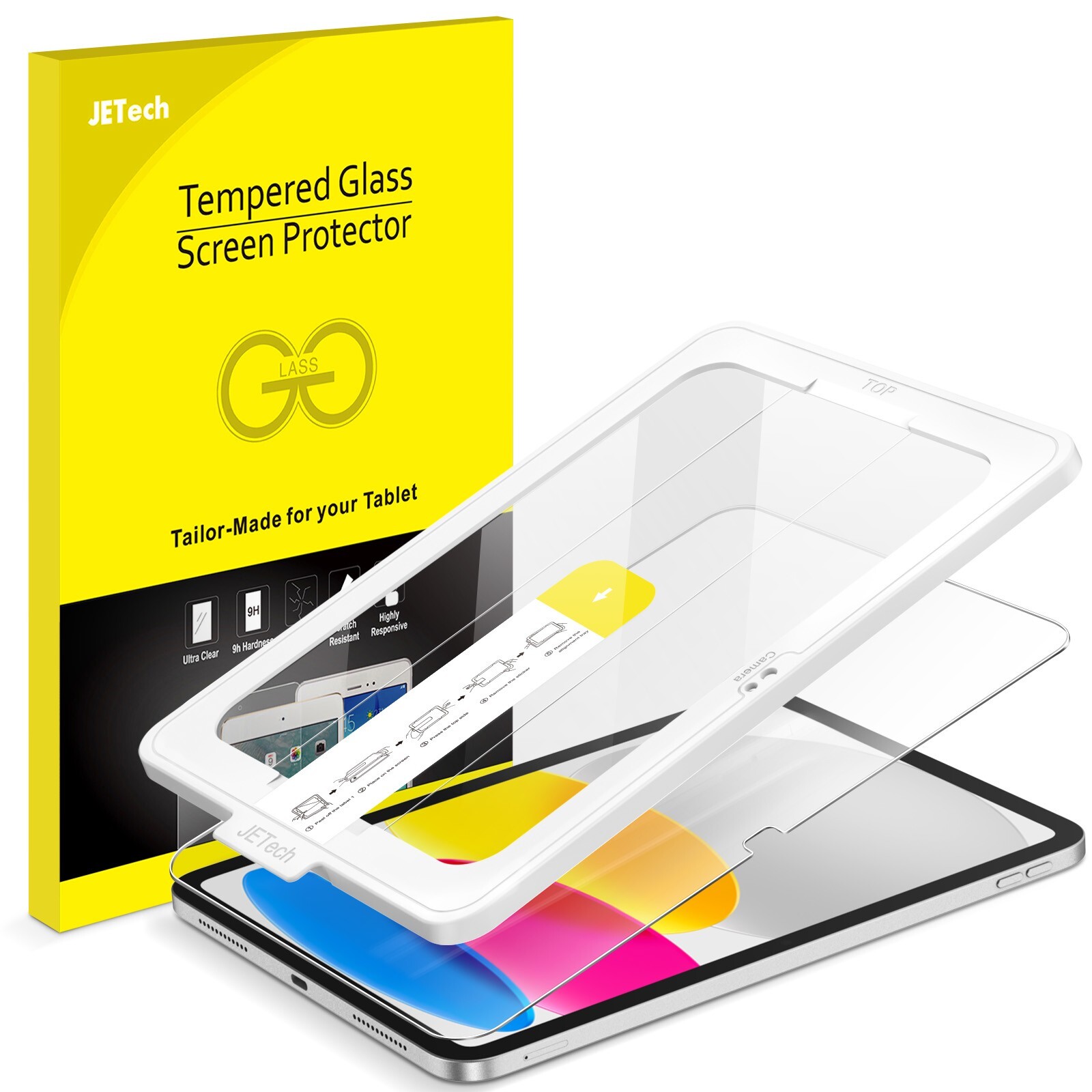 One Touch Install Screen Protector for iPad (A16) 11th/10th Generation 2025/2022