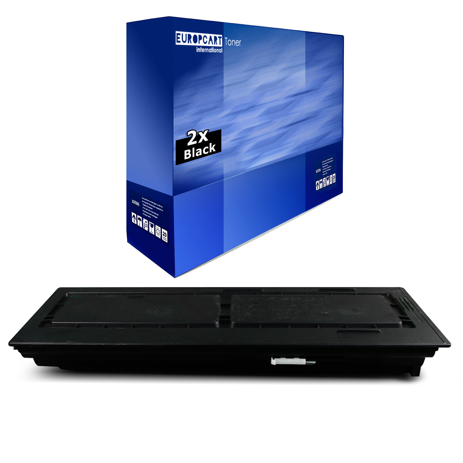 2x Europcart Cartridge for Kyocera TASKalfa 180 220 181 221