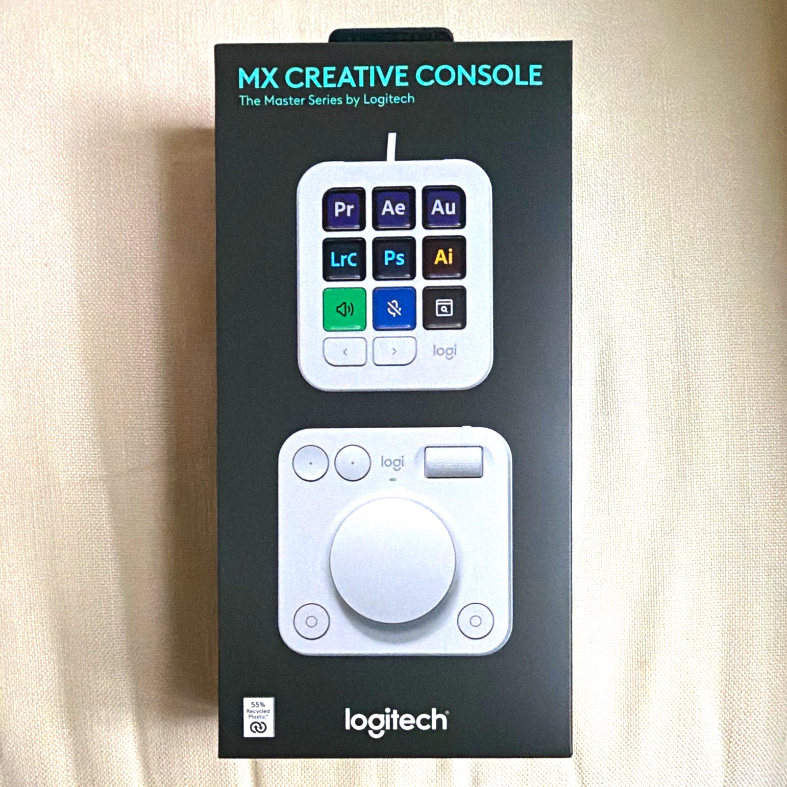 Logitech MX Creative Console Wireless Keypad 9 Programmable Buttons White