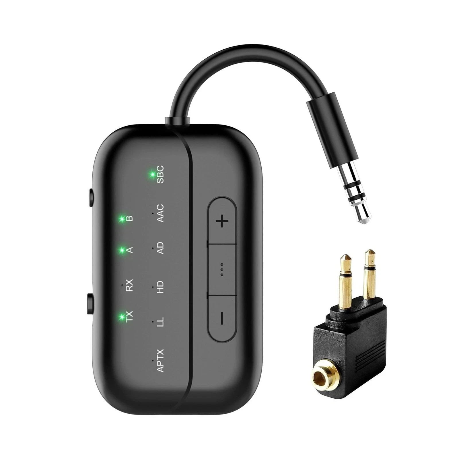 2026 Upgraded Pro Bluetooth 5.4 Transmitter Receiver,2-in-1 Airplane Wireless...