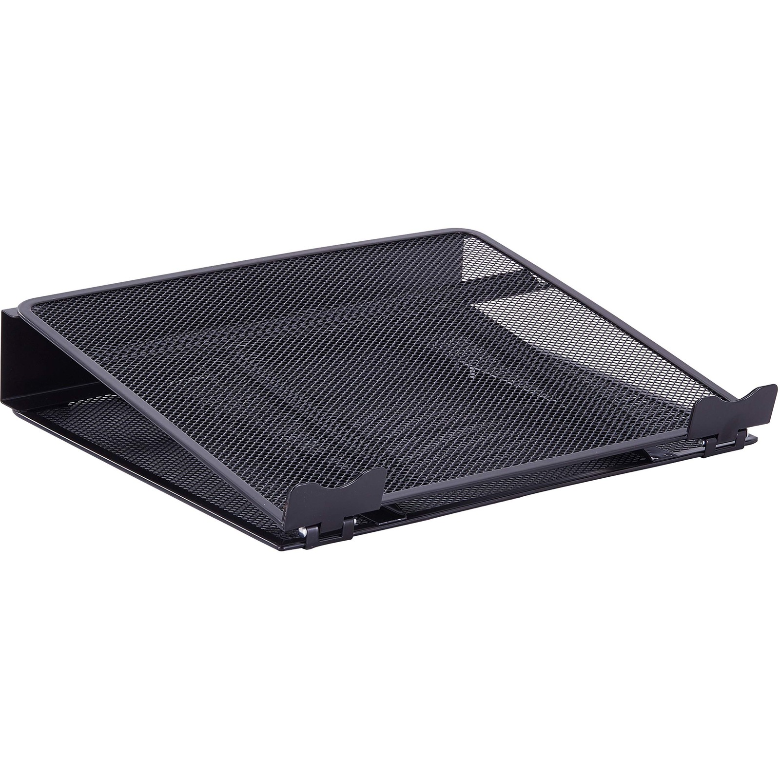 Lorell, LLR80620, Mesh Laptop Stand, 1 Each, Black 3.5" x 13" x 11.5",