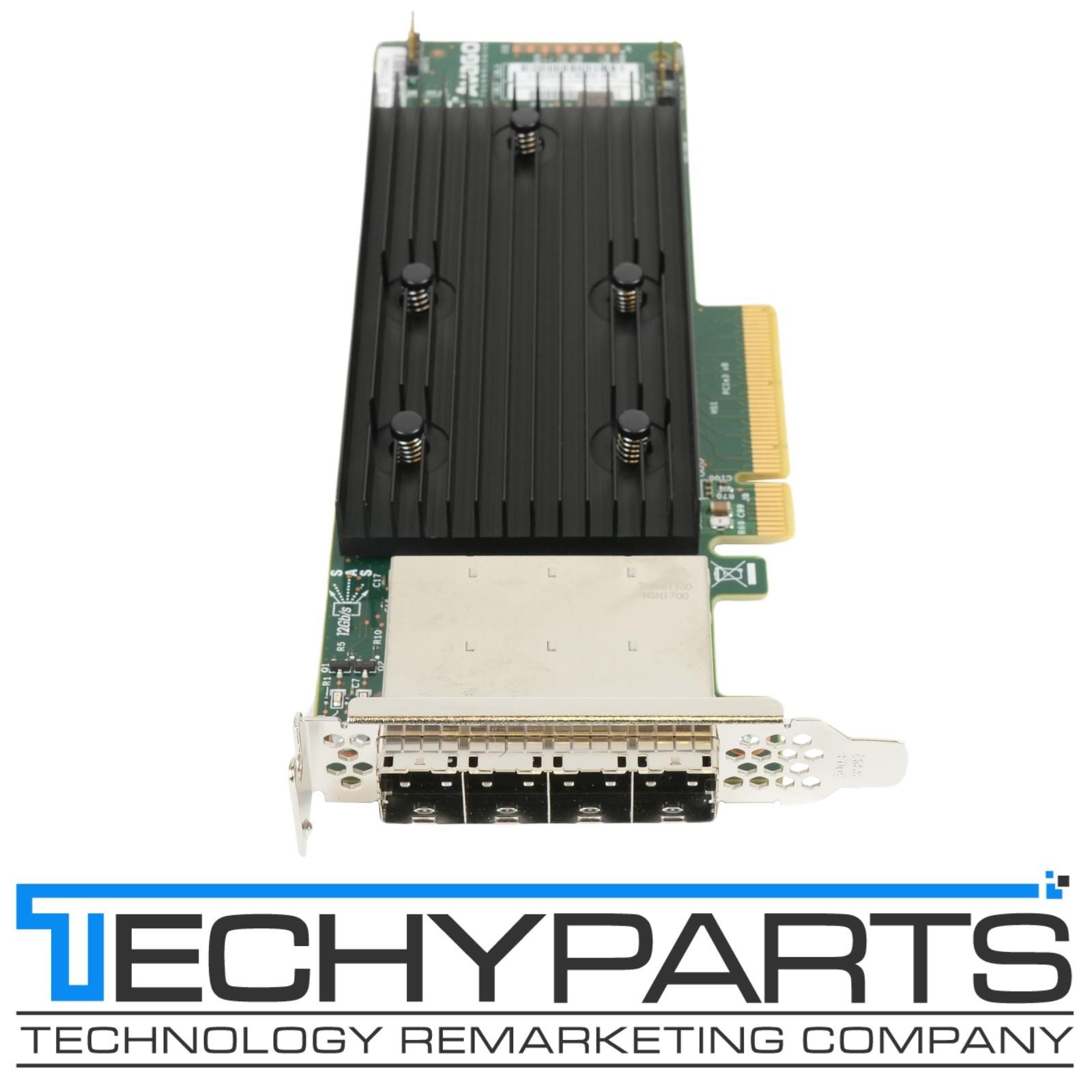 Dell 0VYM4 LSI SAS 9305-16e 16-Port 12Gb/s PCIe 3.0 x8 External SAS HBA LP