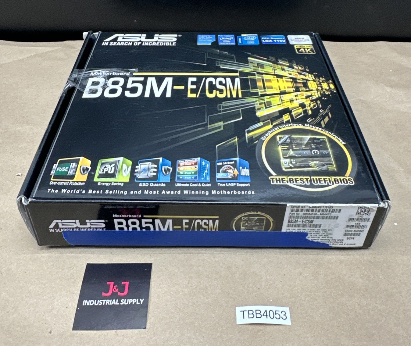 ASUS B85M-E/CSM Motherboard 90MB0F60-M0AAY0 LGA1150 || NIB - FAST SHIPPED 🇺🇸