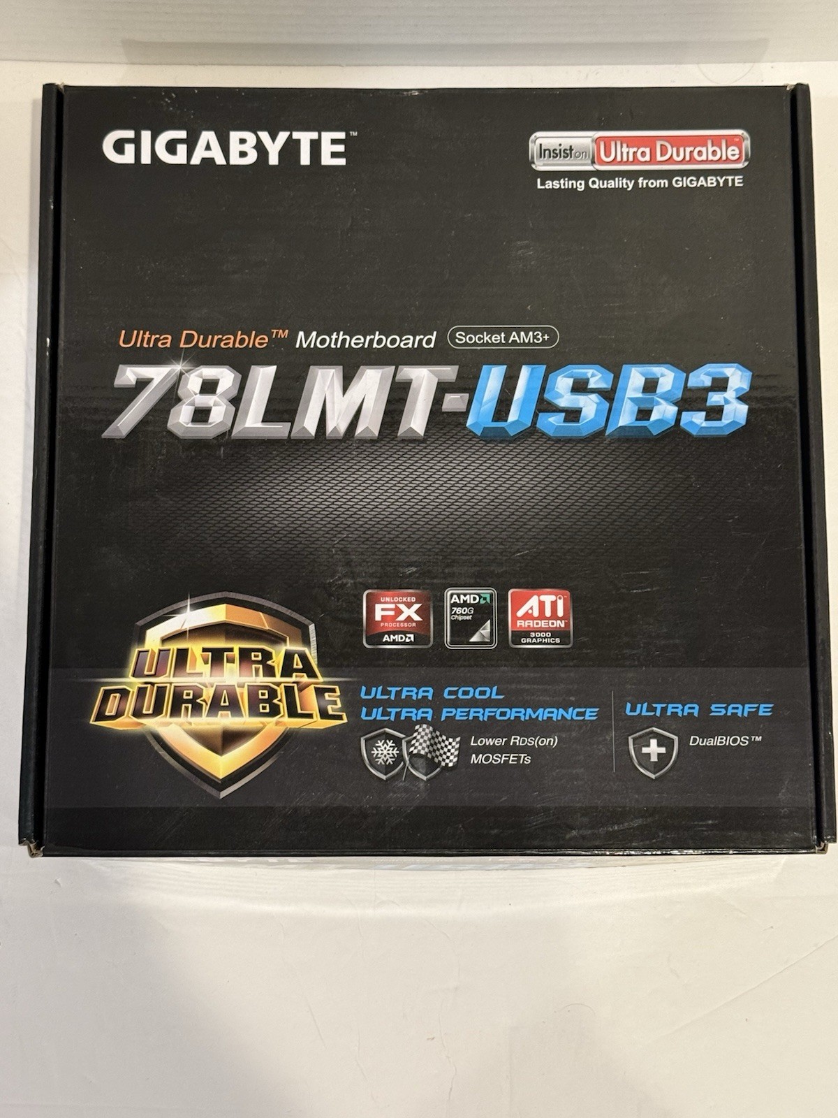 Gigabyte GA-78LMT-USB3 Rev 6.0 AM3+ Micro ATX Motherboard - w/ Box & I/O Shield