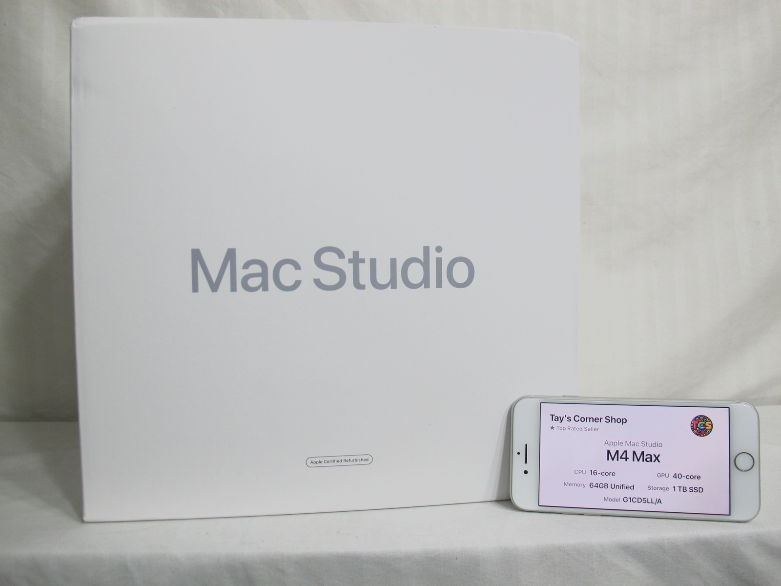 Apple Mac Studio M4 Max 16C/40C 64GB 1TB - Apple Certified 1 Year Warranty