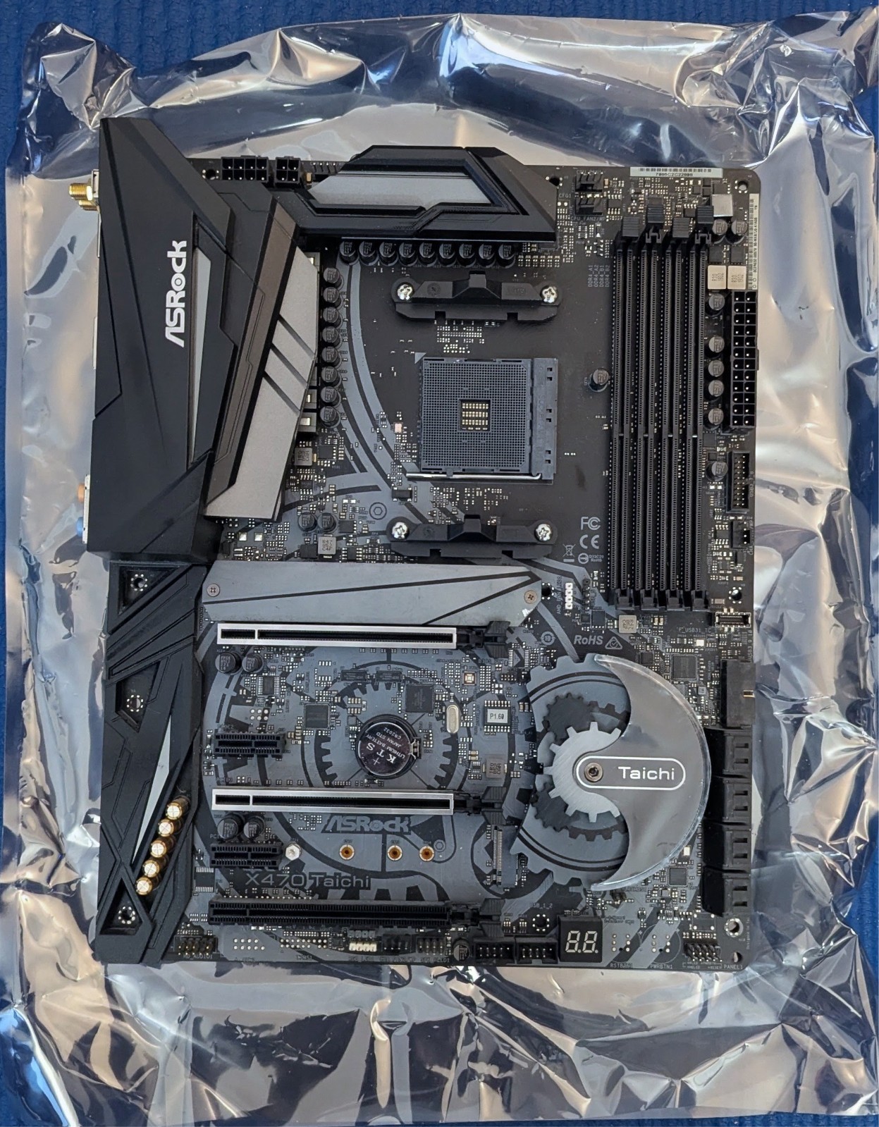 ASROCK X470 Taichi Motherboard Socket AM4 For AMD