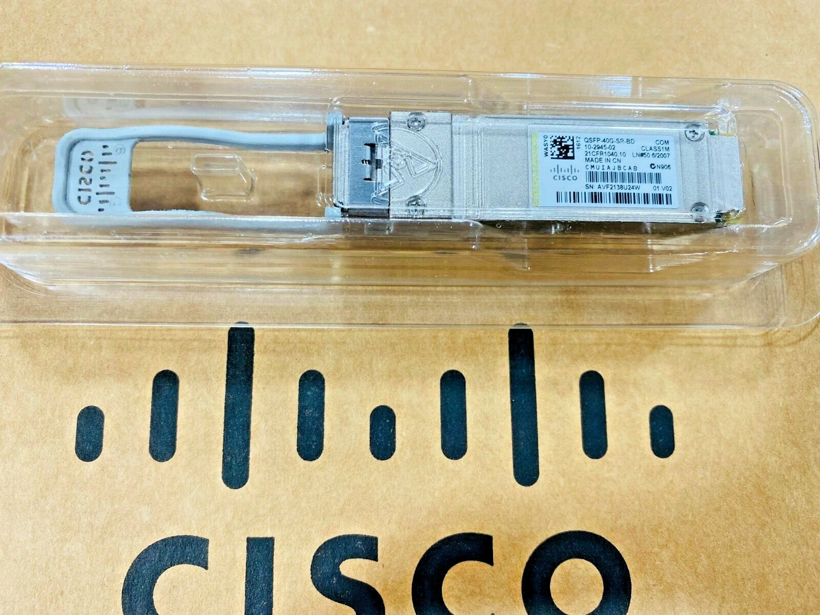 Cisco QSFP-40G-SR-BD 40GBASE-SR-BiDi, duplex MMF QSFP+ Modules 10-2945-02