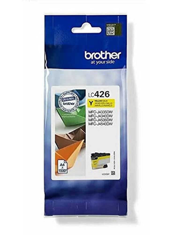 BROTHER LC-426Y Inkjet Cartridge, Yellow, Single Pack, Standard Yield, includes