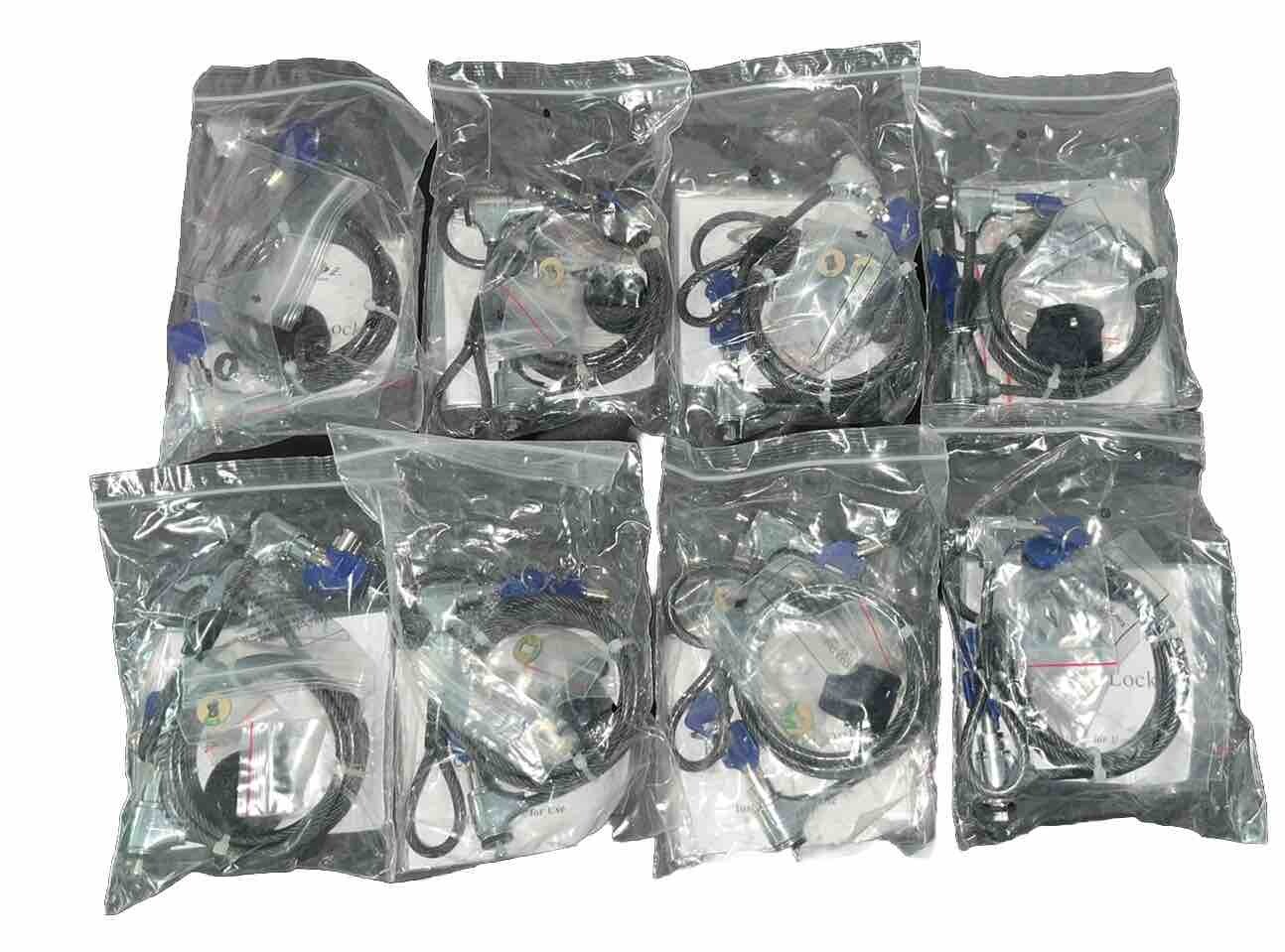 Codi Key Cable Lock w/Two Keys 6.5 feet length Brand New lot of 8