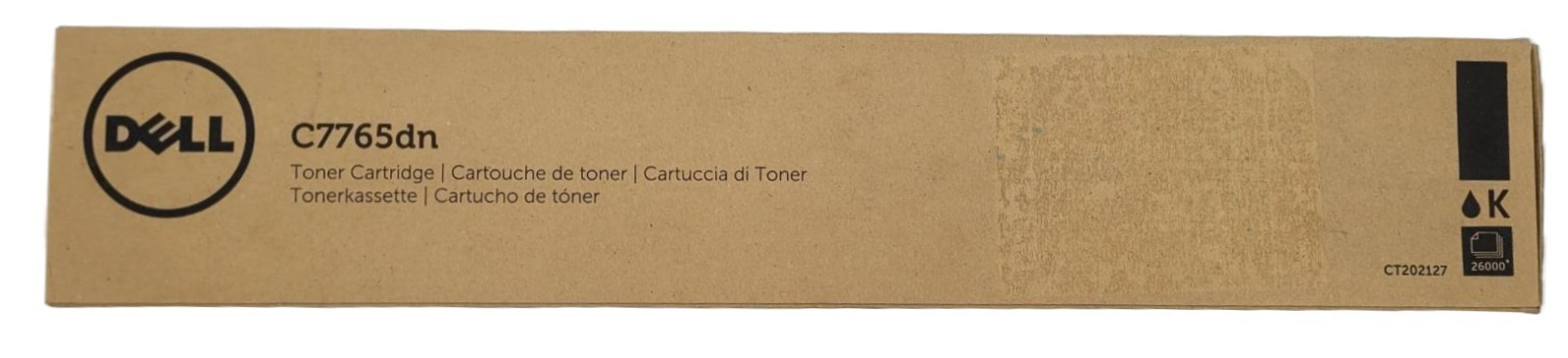Genuine Dell CT202127 High Yield Black Toner Cartridge for C7765dn P/N 72MWT