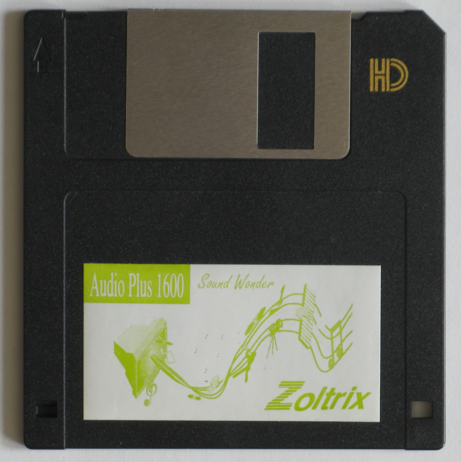 Zoltrix Audio Plus 1600 Driver and Utility, 3.5", 1.44MB Floppy Disk, TESTED