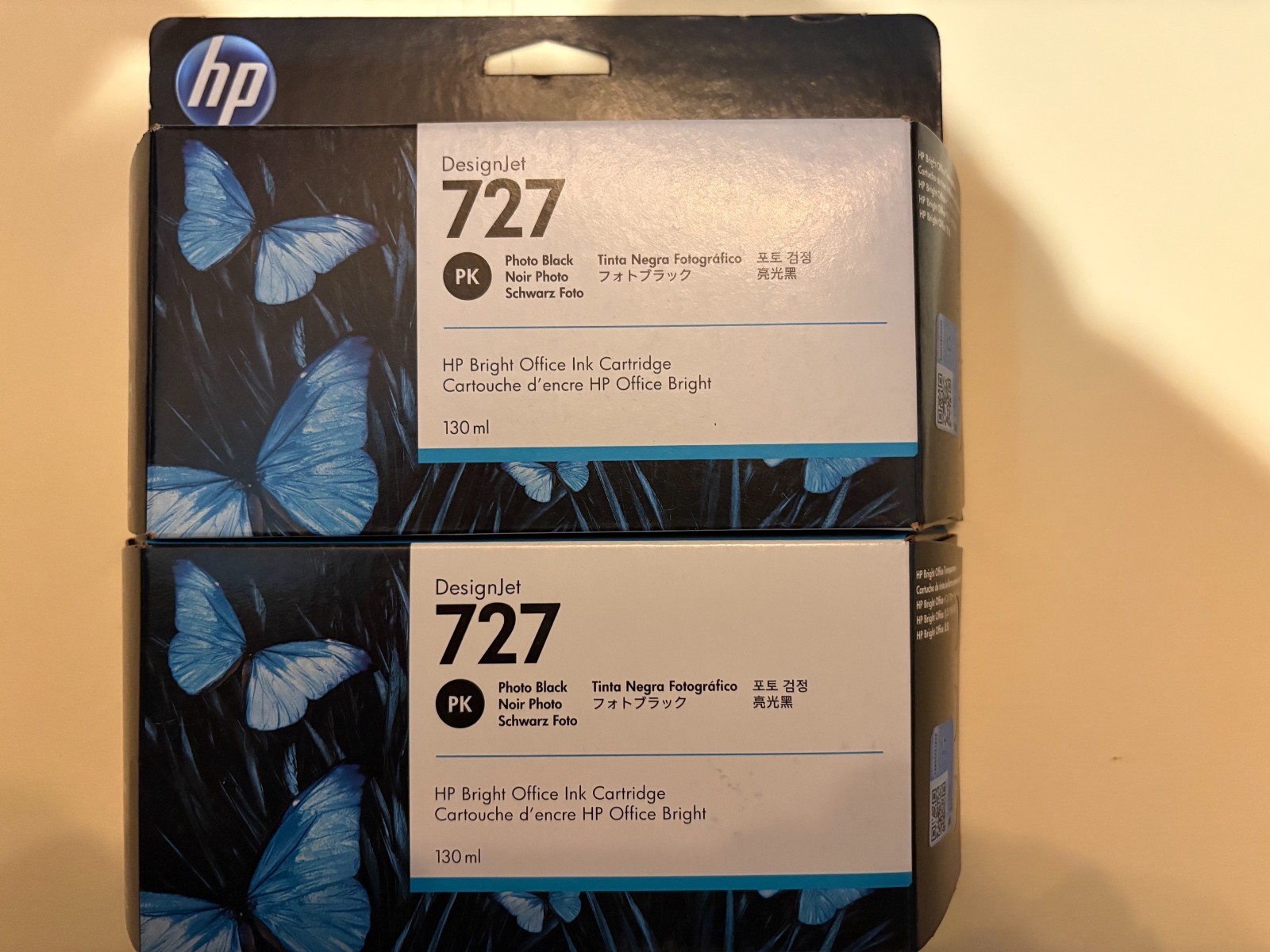 HP 727 (B3P23A) Photo Black DesignJet Ink Cartridge