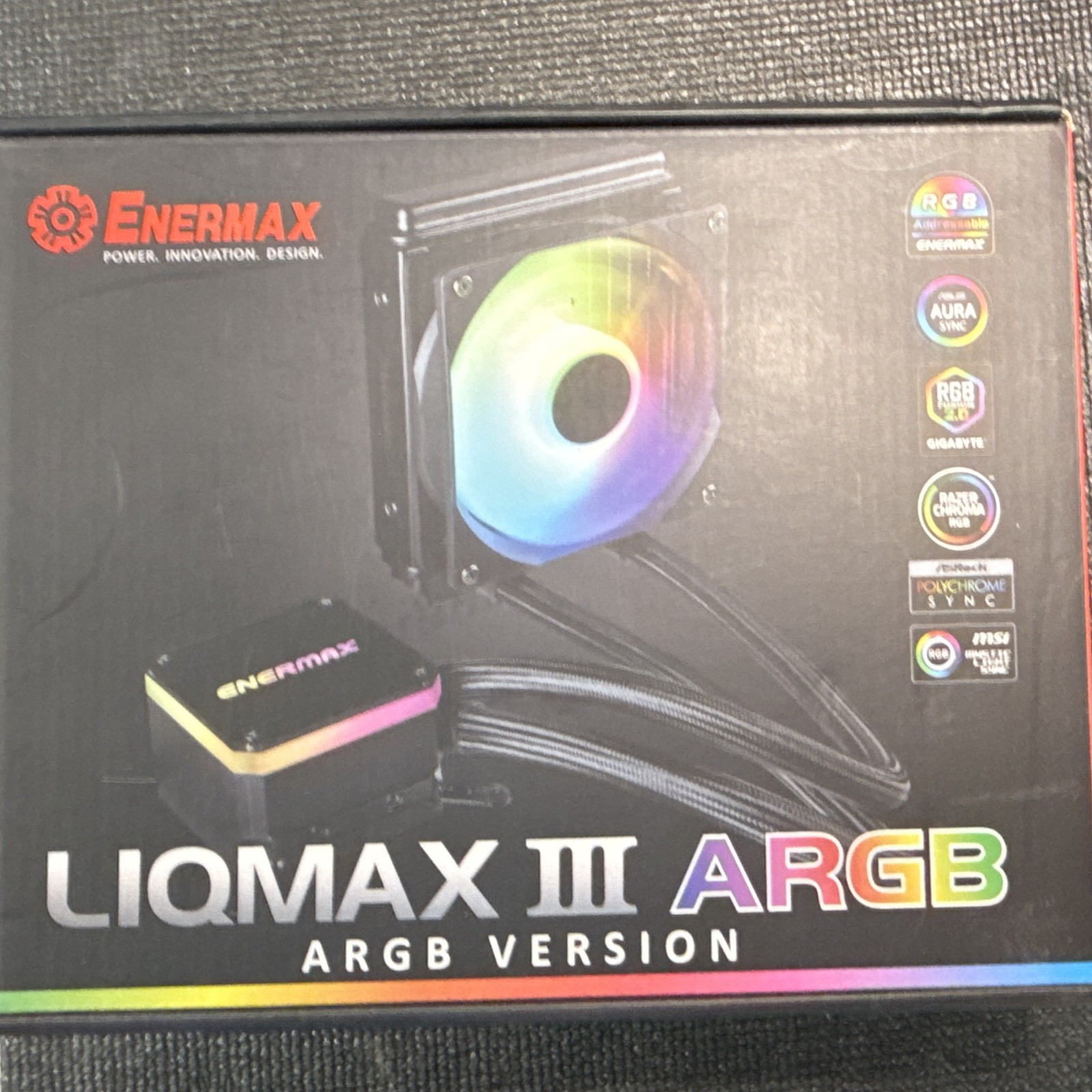 Enermax Liqmax III ARGB 120mm Liquid CPU Cooler Black ELC-LMT120-ARGB