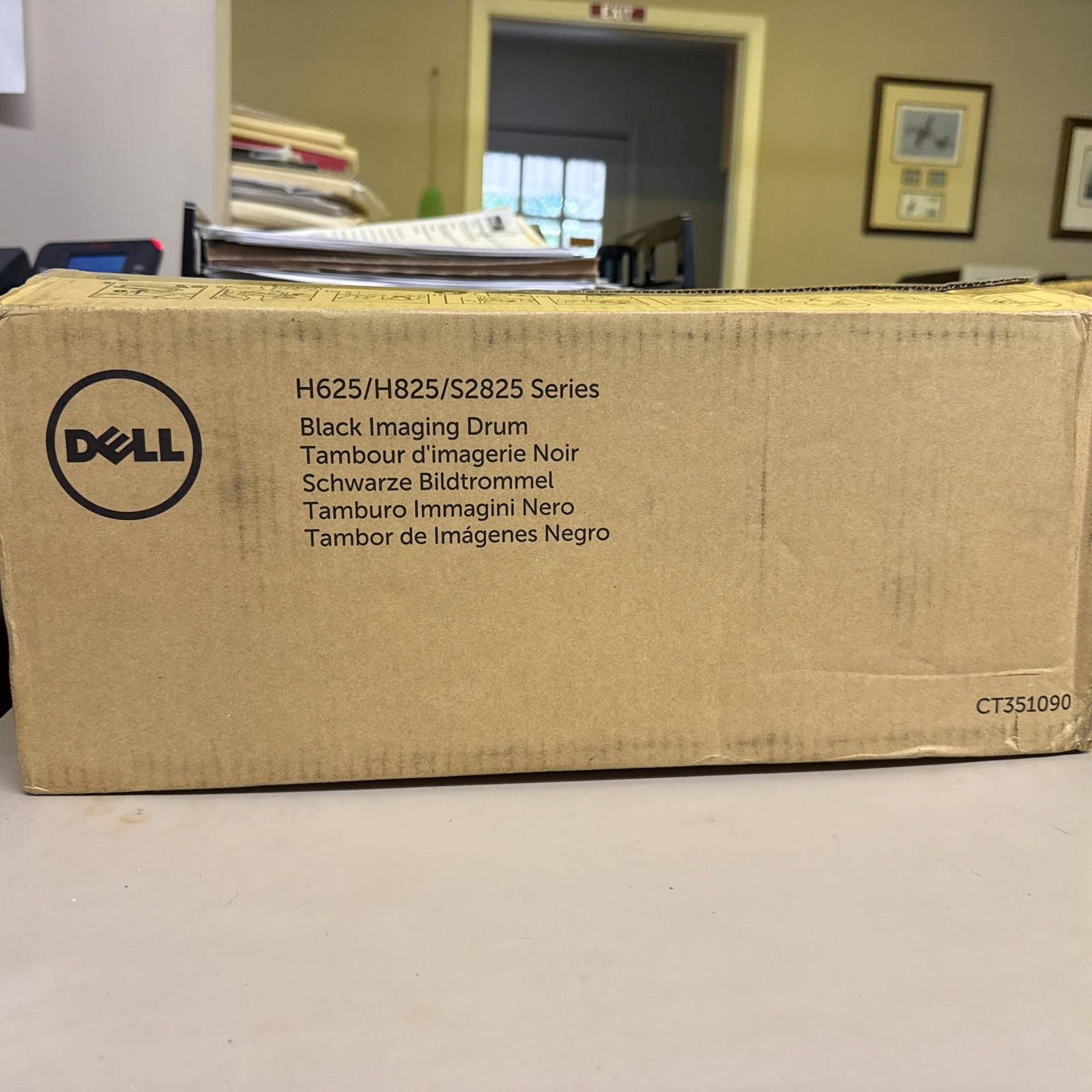 OPEN BOX- Dell MJN86 CT351090 Black Imaging Drum H625 H825 S2825 OEM