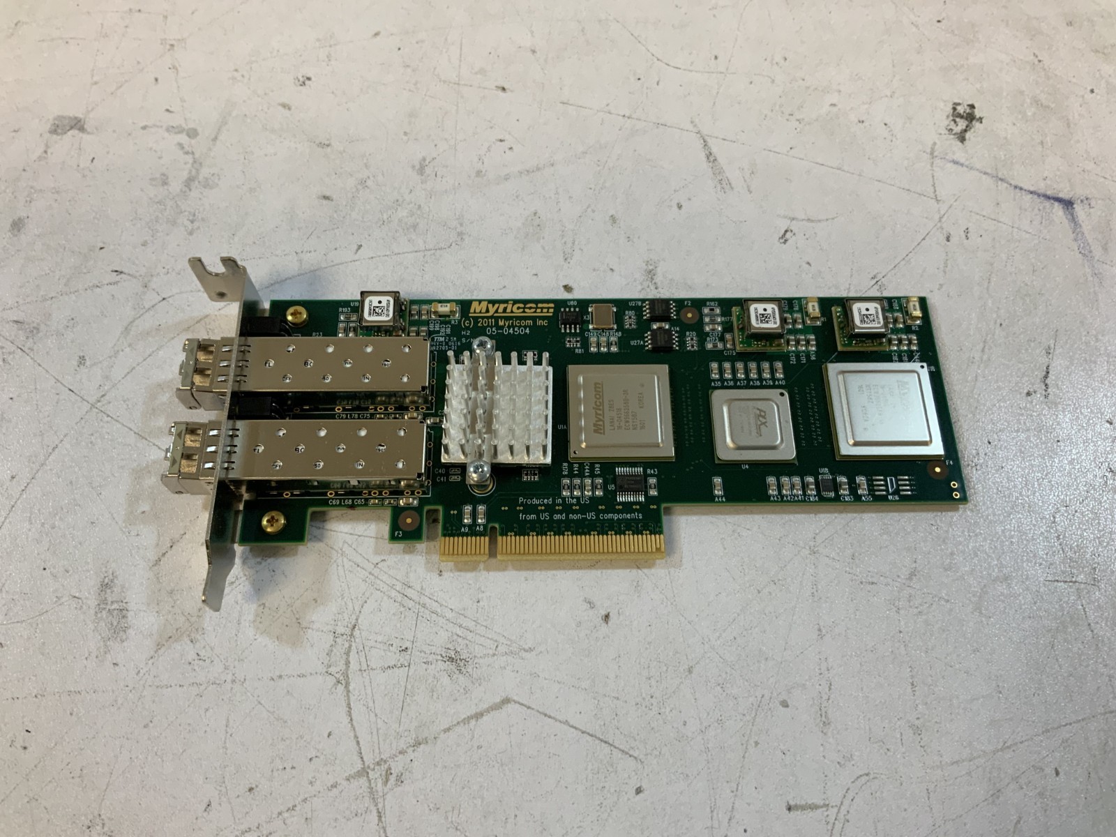 Myricom 10G-PCIE2-8C2-2S Dual-Port 10GbE PCIe x8 SFP+ Network Adapter Card "P4B"