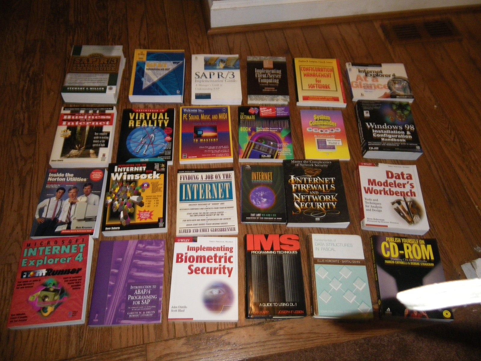 Vintage Lot Computer Guides Manuals Textbooks SAP R/3 Windows Norton Explorer +