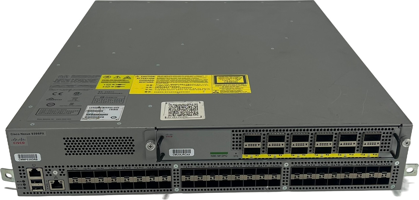 Cisco Nexus N9K-C9396PX V02 48-Port Network Switch w/ 2x PSU (CR)