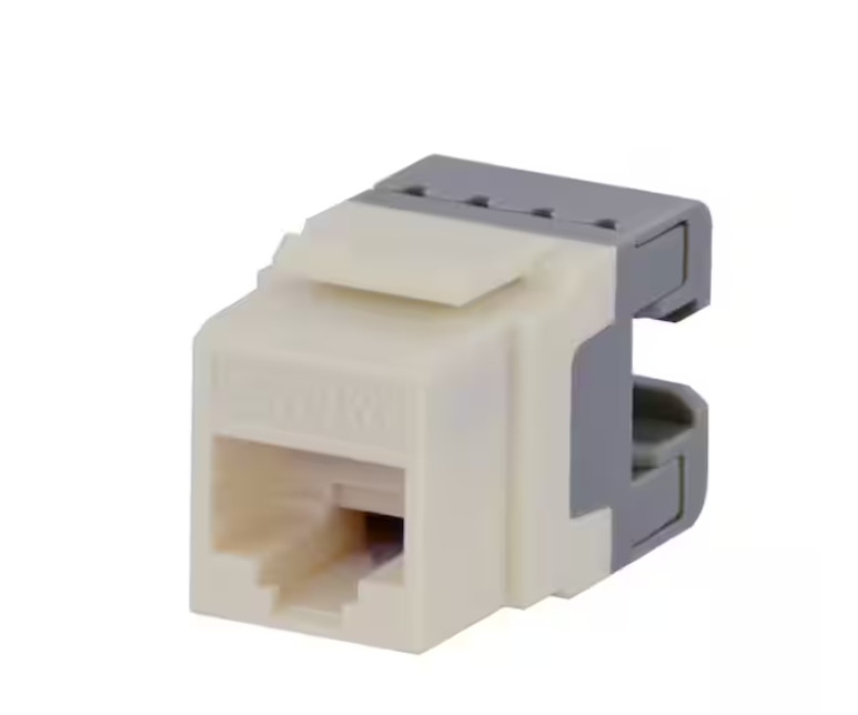 Commercial Electric Cat-6 Jack in White  (5016-WH-25) 23 Modules, 21 Wall Plates