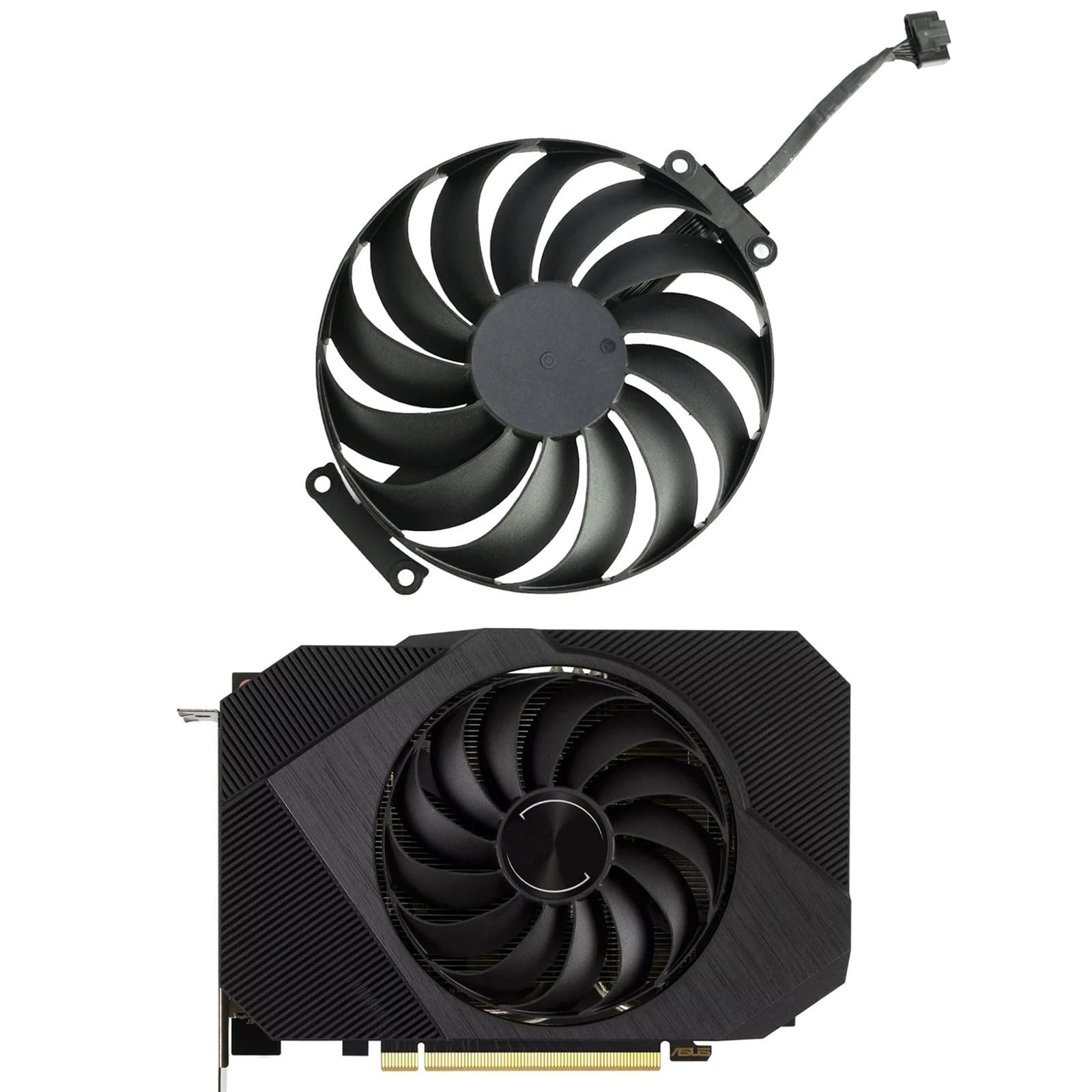 95MM 6PIN T129215SU CF1010U12D for RTX3050 RTX3060 Phoenix GPU Fans ITX for A...
