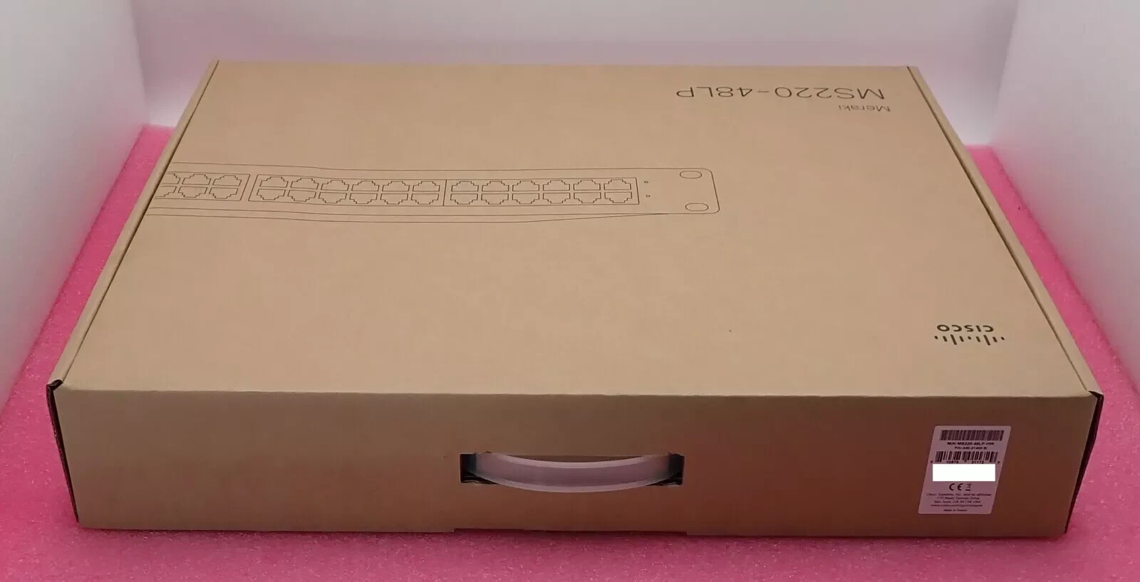 NEW Cisco Meraki MS220-48LP-HW 48x 1GE POE+ 4x 1G SFP 1U Cloud Switch UNCLAIMED