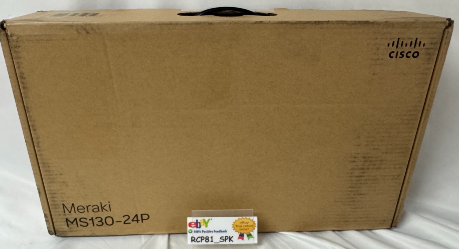 New Cisco Meraki MS130-24P-HW 24-Port PoE+ Cloud Switch Unclaimed Free Overnight
