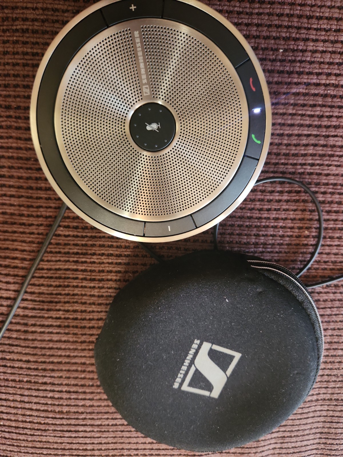 Sennheiser SP 20 ML Speakerphone USB 3.5mm Audio Tested Works