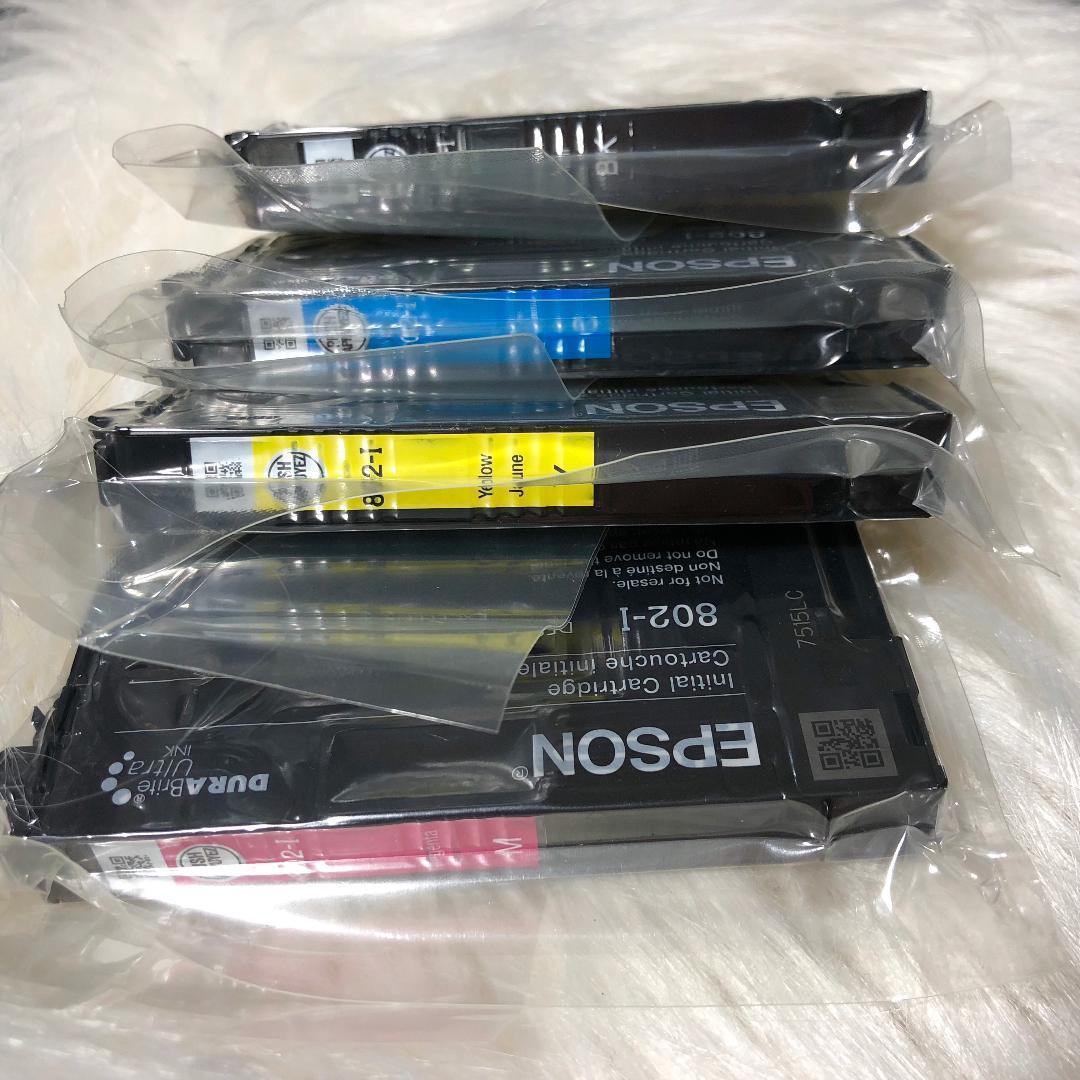 4 Packs Genuine Setup Epson Ink Cartridges 802i for WorkForce Pro 4730 4734 4740