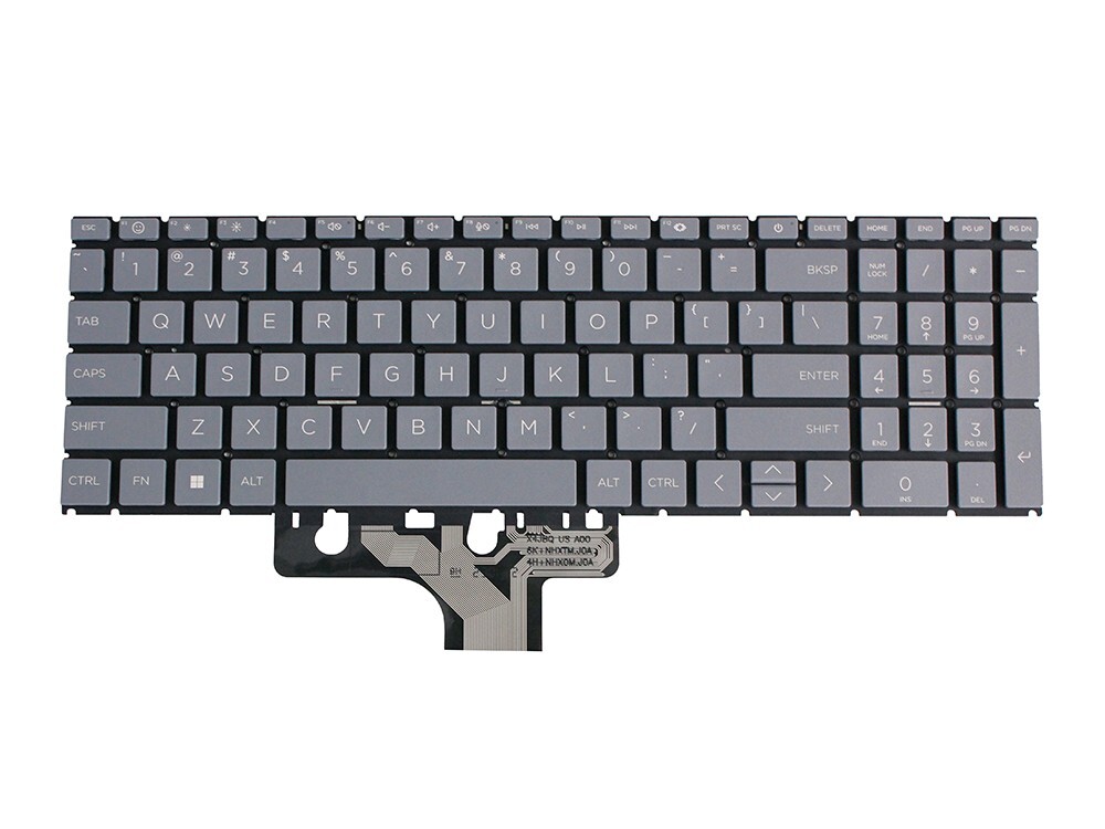 New for HP 15-FC 15-fc0000 15-FD 15-fd0000 15-fd1000 Keyboard Gray Non-Backlit