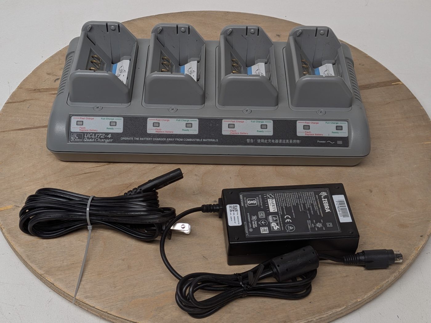 Zebra UCLI72-4 Quad Battery Charger for QLn320 , QLn420, ZQ520 Mobile Printers