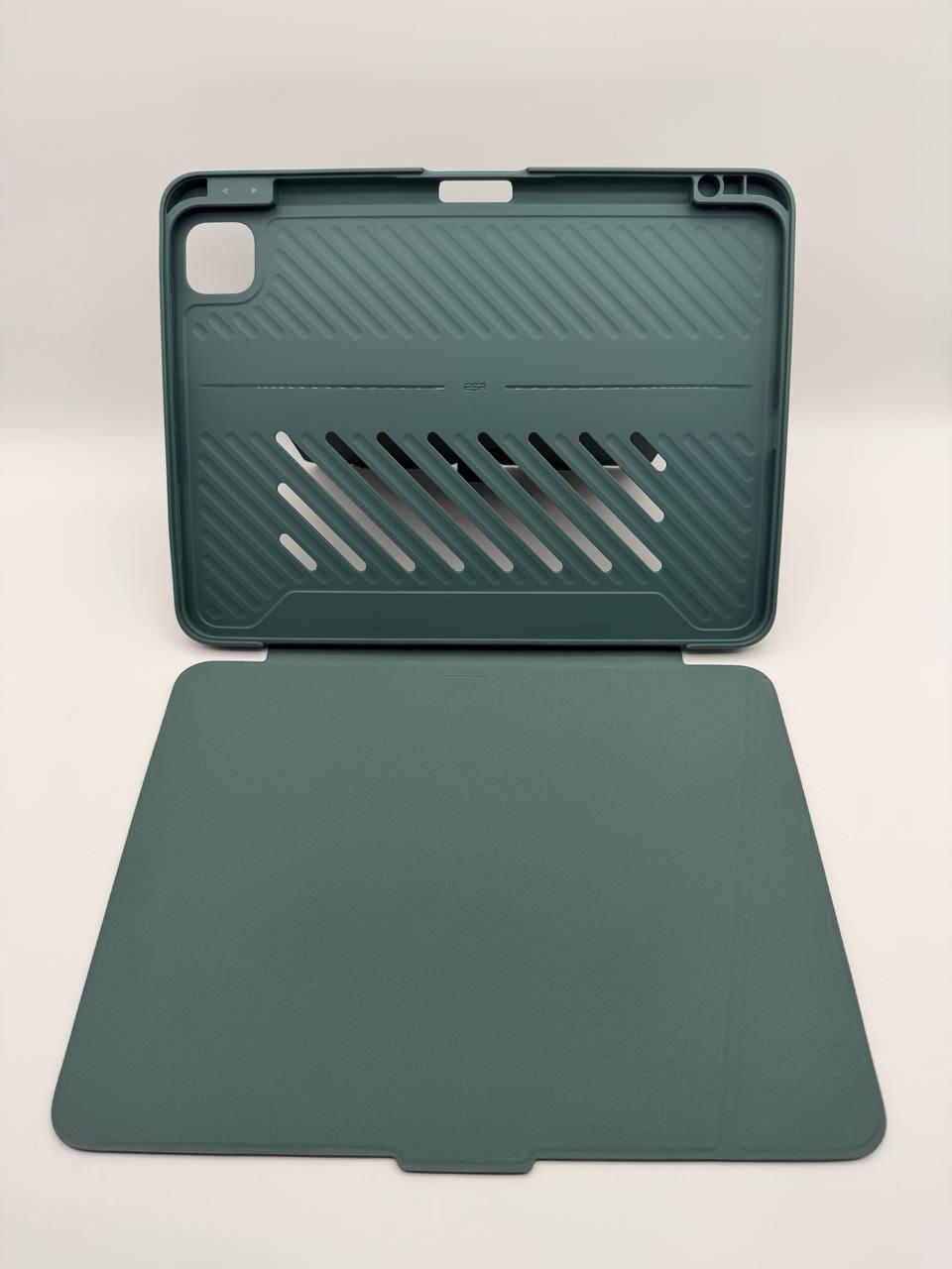 ESR iPad Pro 11 Case M5/M4 2025/2024 Vertical Stand Pencil Holder Green