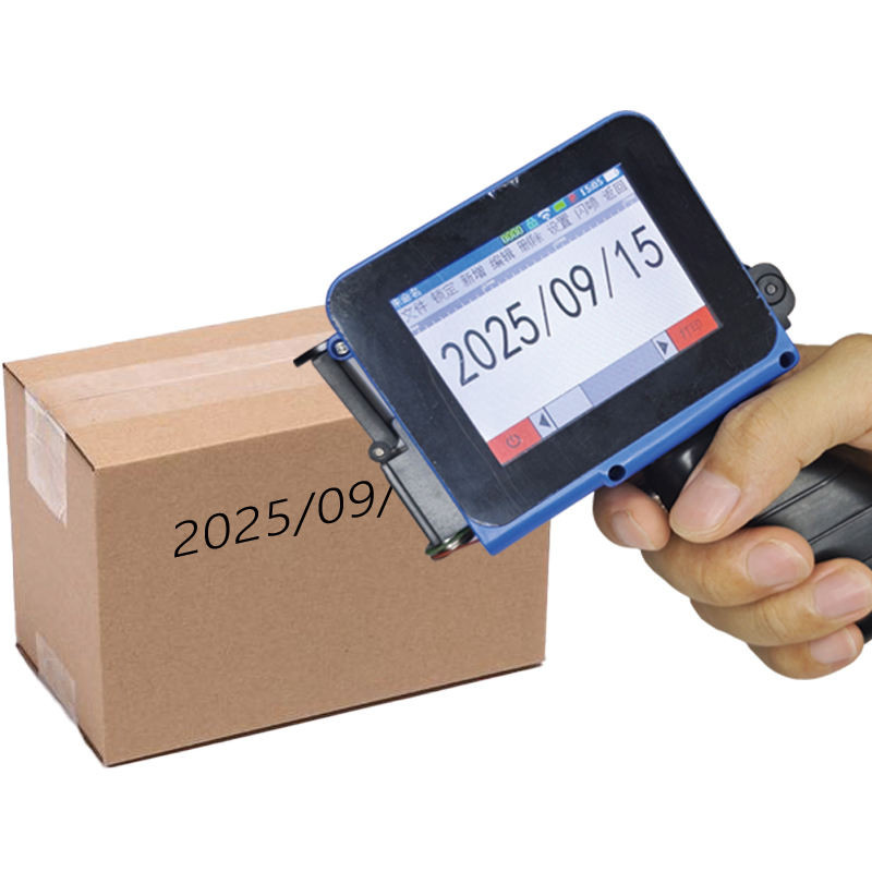 12.7mm Mini Handheld Inkjet Printer Multi Line Date Barcode QR (