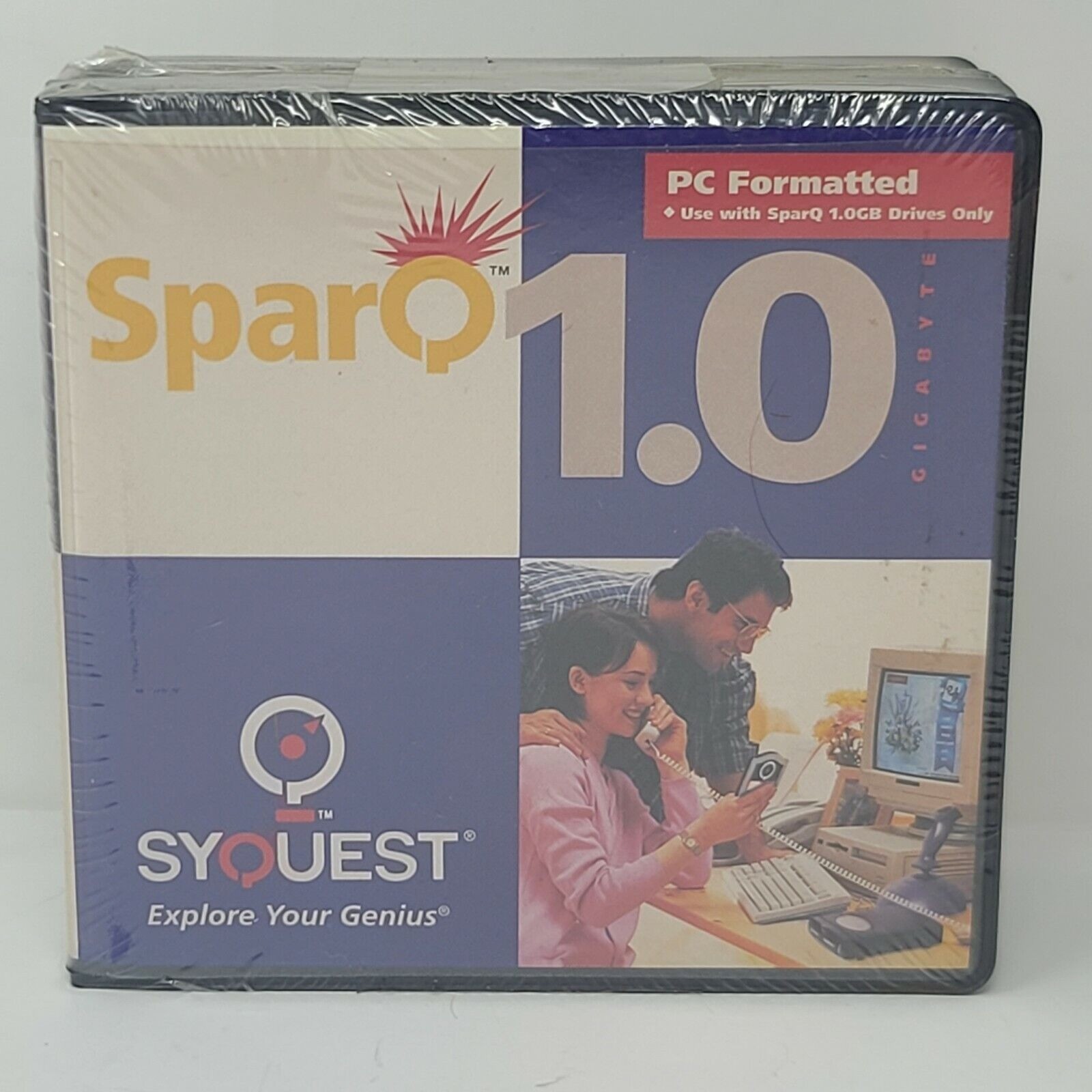 Syquest SparQ 1.0GB External Removable 3 Pack Cartridges - PC format