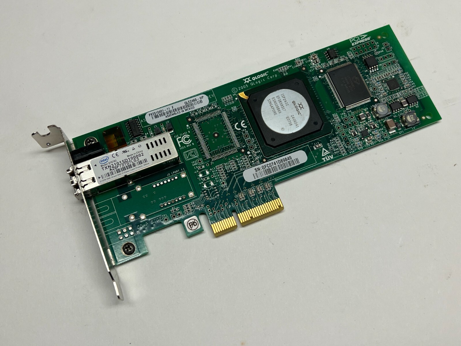 HP 407620-001 Single-Port 4GB Fiber Channel FC PCIe NIC AE311-60001 876782