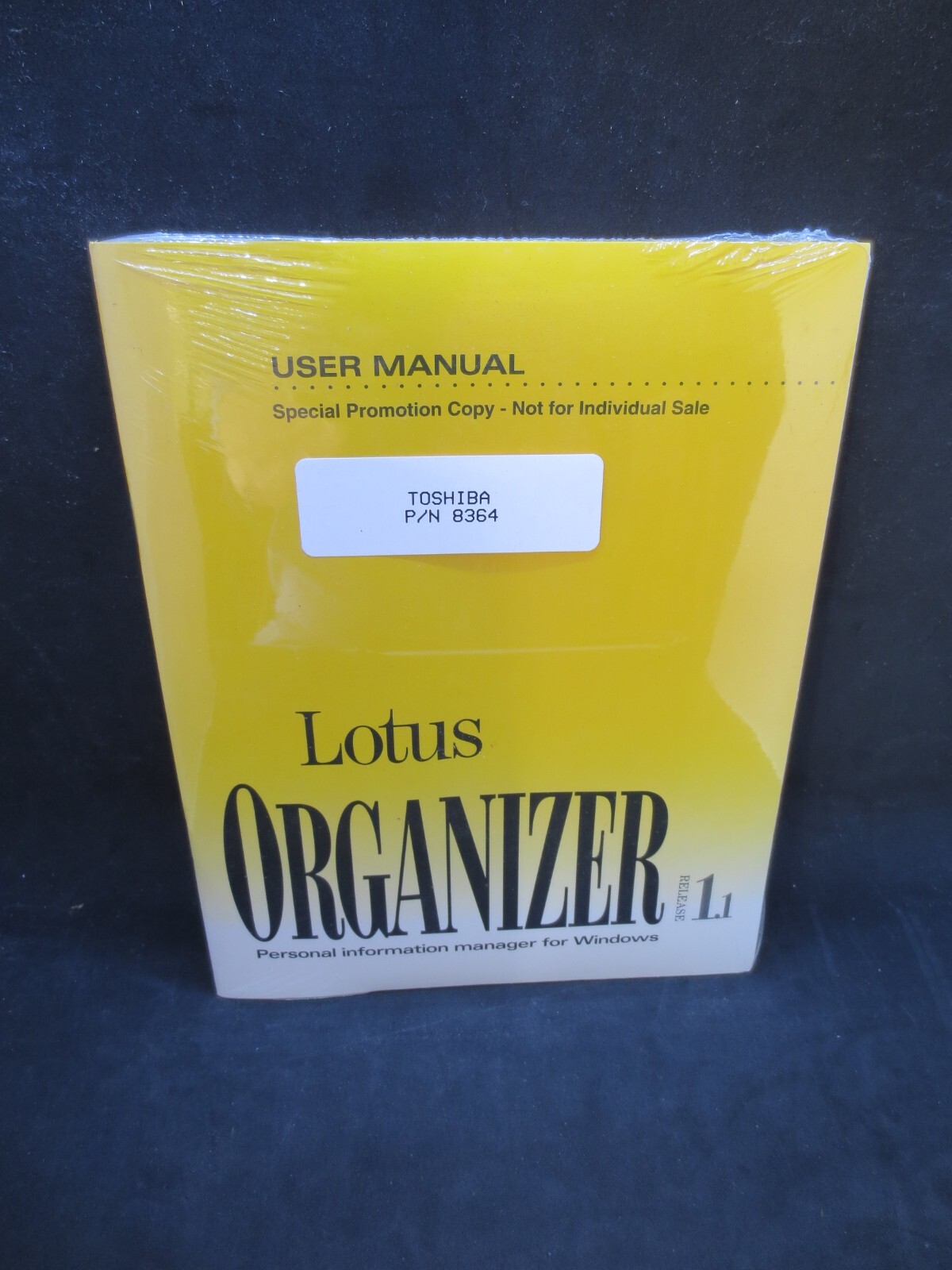 Lotus Organizer Personal Information Manager For Windows Release 1.1 User Manual