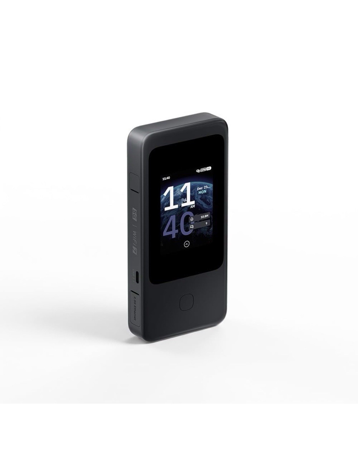 GL.iNet GL-E5800 NA MUDI 7 5G Tri-Band Wi-Fi 7 Travel Router with eSIM