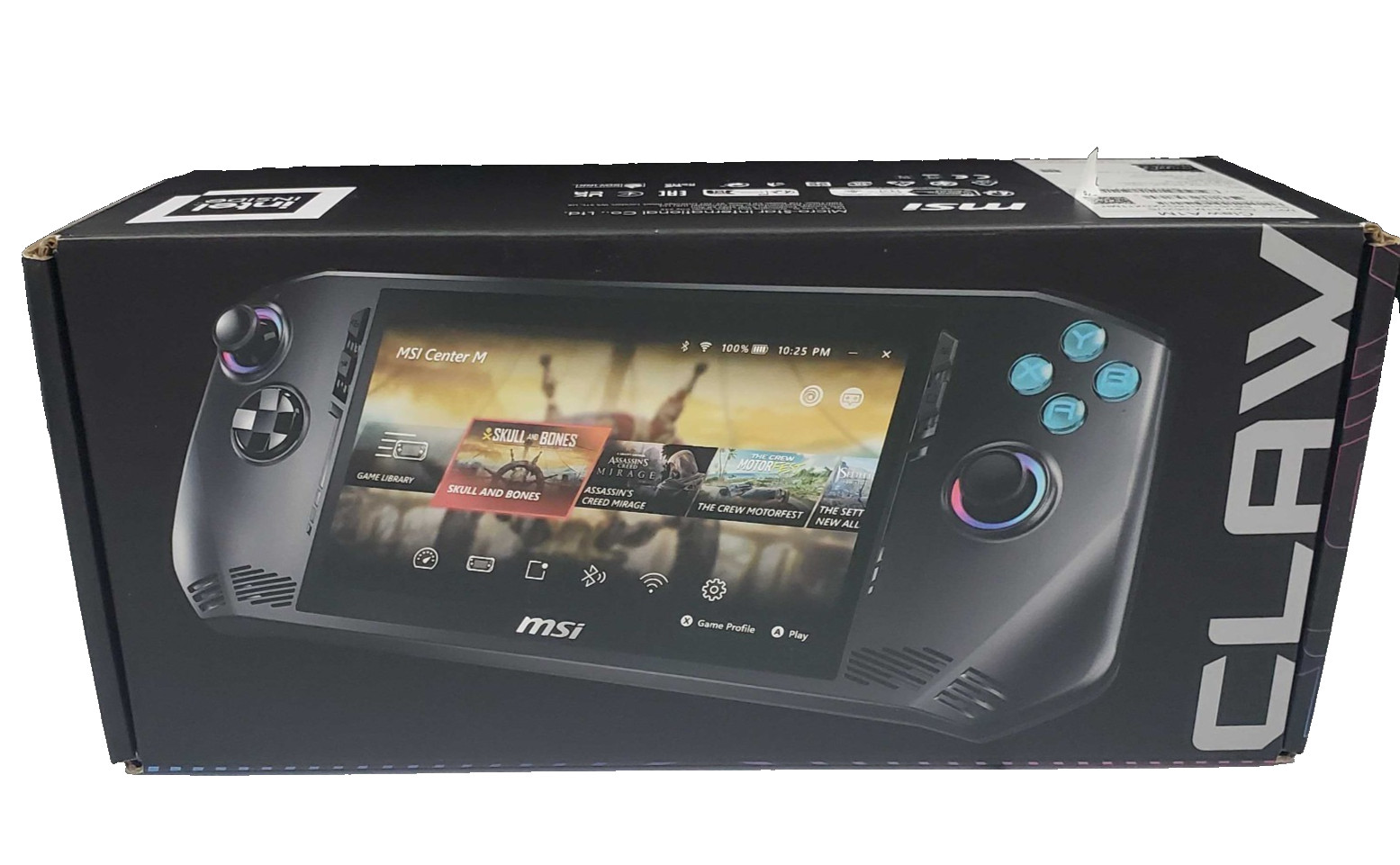 MSI Claw A1M-052US Gaming Handheld – 7" 120Hz FHD – Core Ultra 5 135H – 16GB RAM