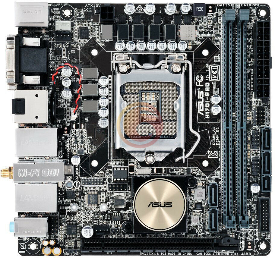 ONE USED ASUS H170I-Pro Mini ITX Supports Bluetooth WIFI  Work