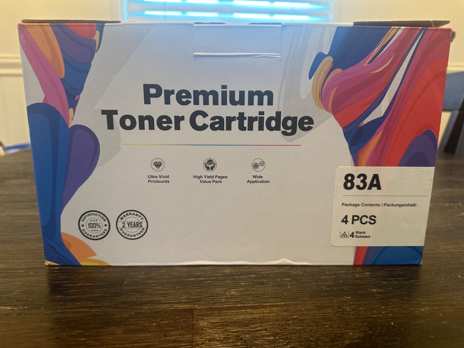 premium compatible laser toner cartridge only 3pcs New   Black ink ultra vivid p