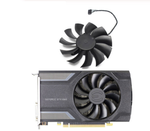 Cooling  Fan For EVGA GeForce GTX 1060 ITX 960 950 Replace GAMING  Video Card