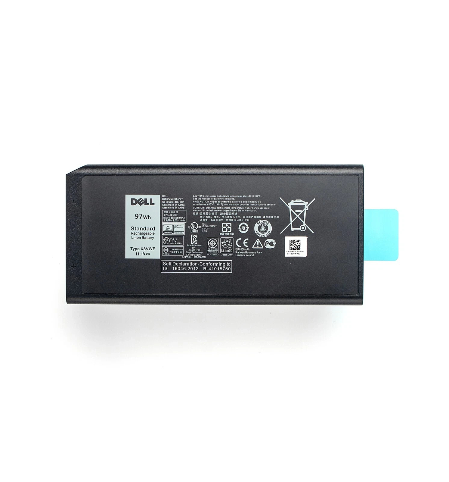 New OEM 97Wh X8VWF Battery Dell Latitude 14 Rugged 5404 5414 E5404 7404 7414