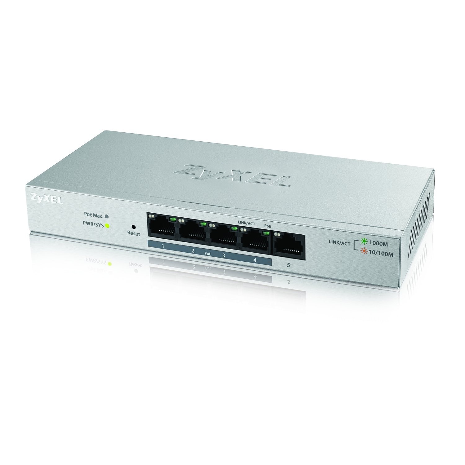 Zyxel GS12005HP 5-Port Gigabit PoE Switch 1000Base-T
