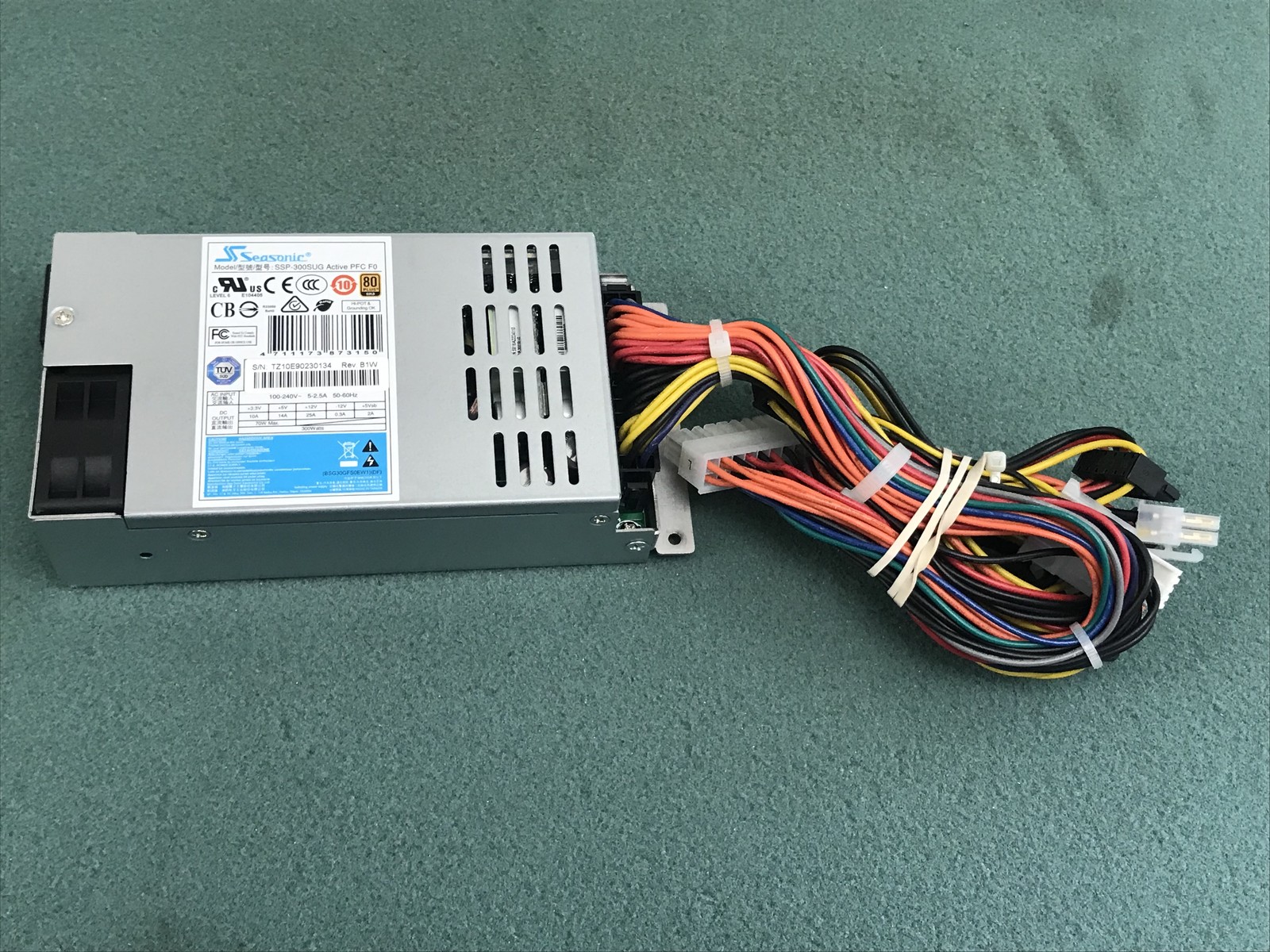 Seasonic Active PFC F0 SSP-300SUG 300W 80 Plus Gold Power Supply - PS6A