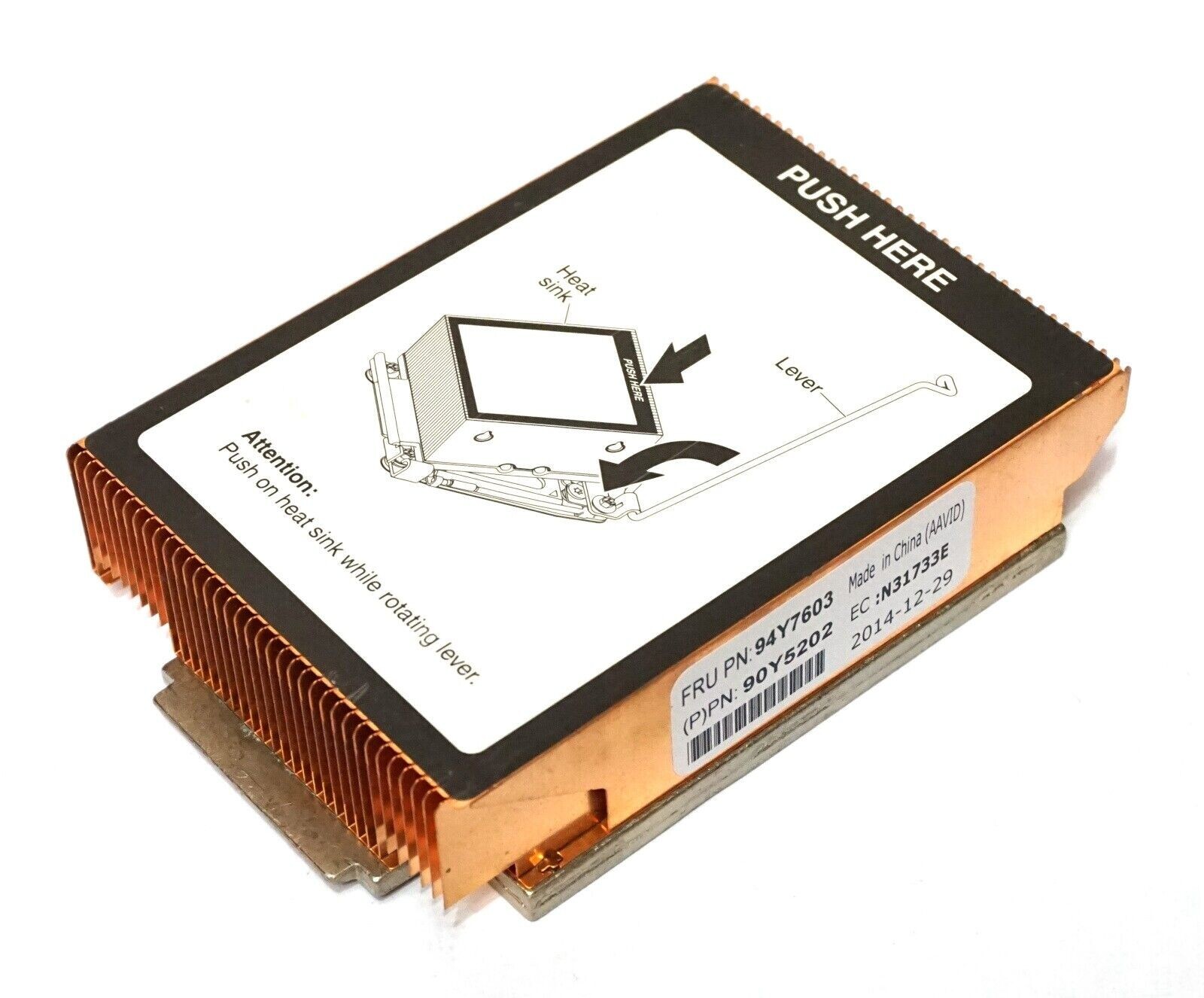 IBM x3550 M4 MT 7914 Heatsink Grade B 94Y7603