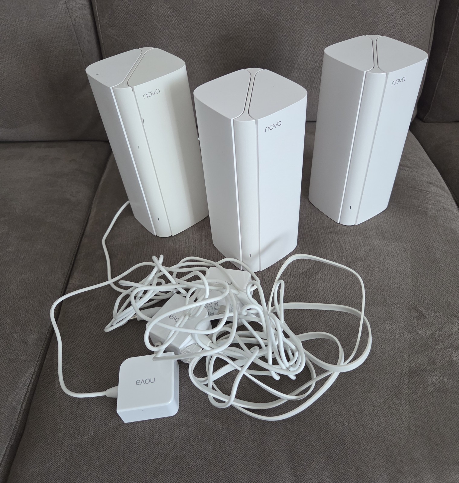 Tenda AX3000 Mesh WiFi 6 7000 sq.ft Coverage System - Pack of 3, White (EX12-3)
