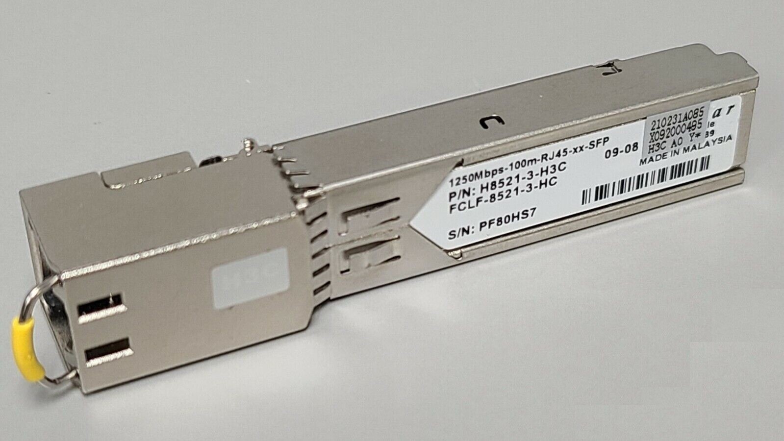 HP 3COM H8521-3-H3C SFP-GE-T 1000 Base-T Mini GBIC