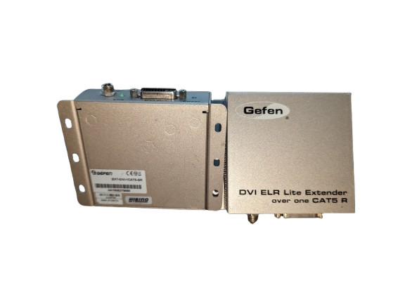 Lot of 2 Gefen EXT-DVI-1CAT5-SR DVI ELR Lite Extender, "Read Desc"