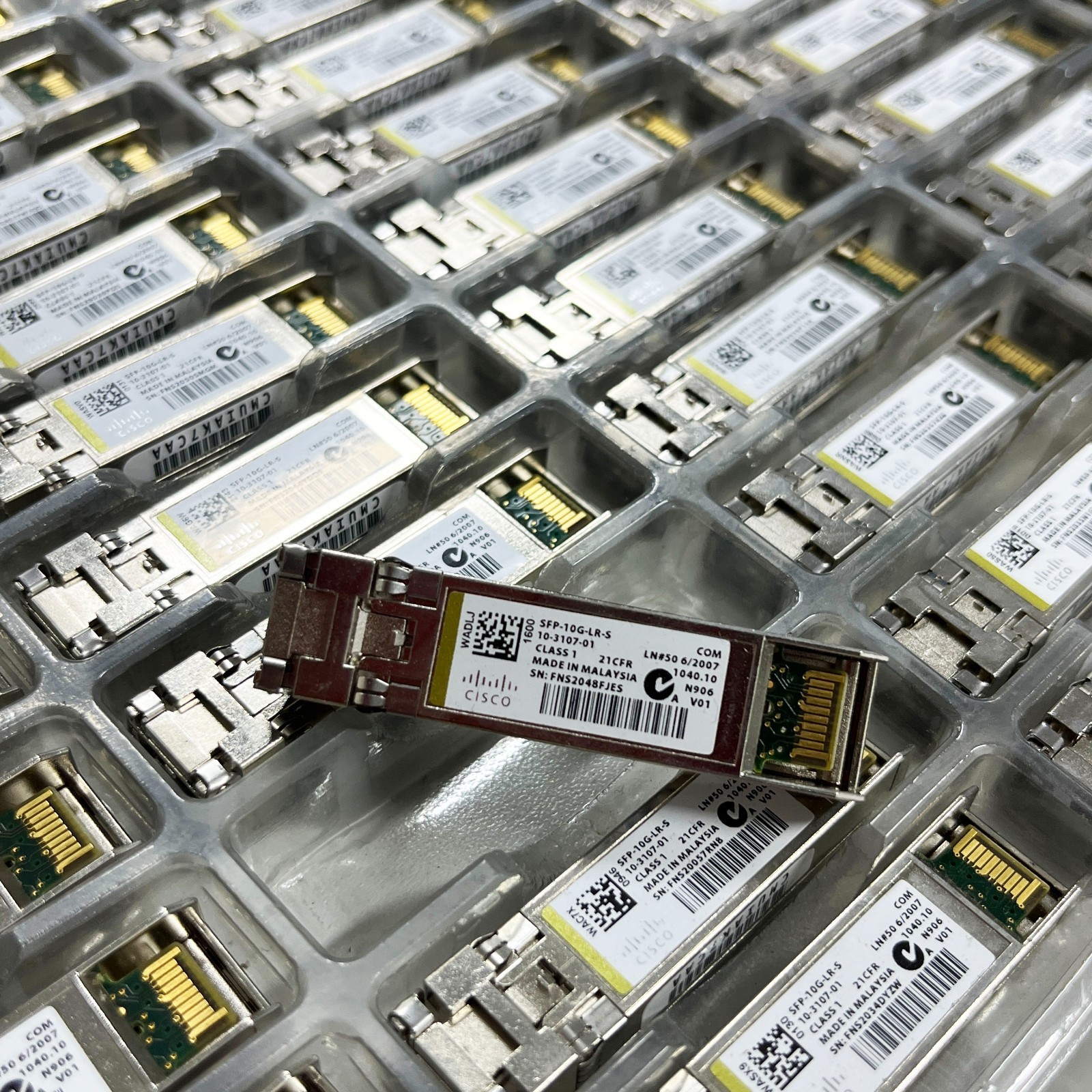 SFP-10G-LR-S Cisco 10G SFP+ LR 10km 1310nm SMF Transceiver Module Lot of 10
