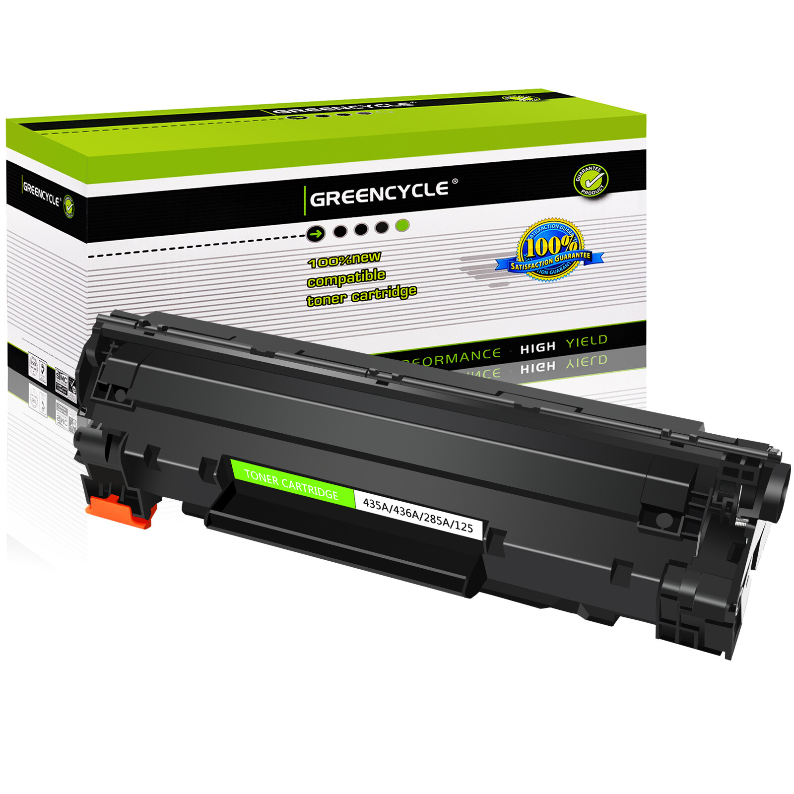 1PK CRG125 3484B001 Toner cartridge Compatible for Canon 125 imageCLASS LBP6030w