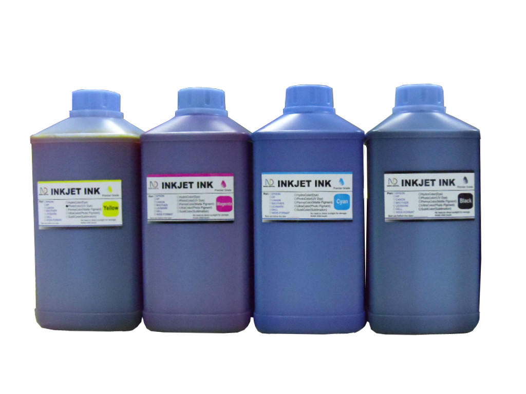 4 x 1 Liter Premium ND® Refill Ink for Printer Cartridge